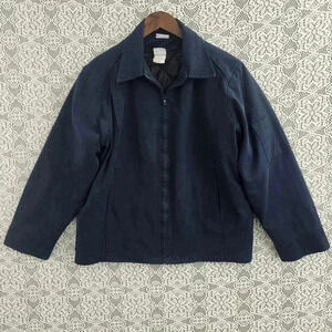 Vintage Postal Approved *USA *Full Zip Quilted Lined Work Jacket Women's XL